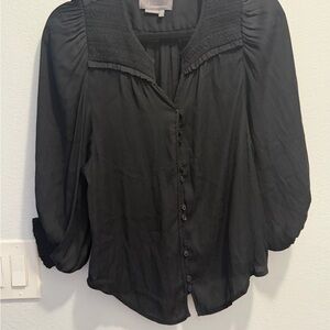 Anthropologie Black Women's Top